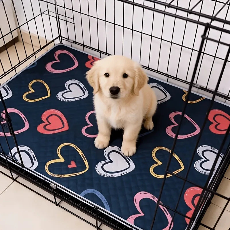 2-Pack Dog Training Pads Washable Absorbent Diaper Mat Puppy Training Pad Bed Pet Urine Pads Pet Car Seat Cover Pet Supplies